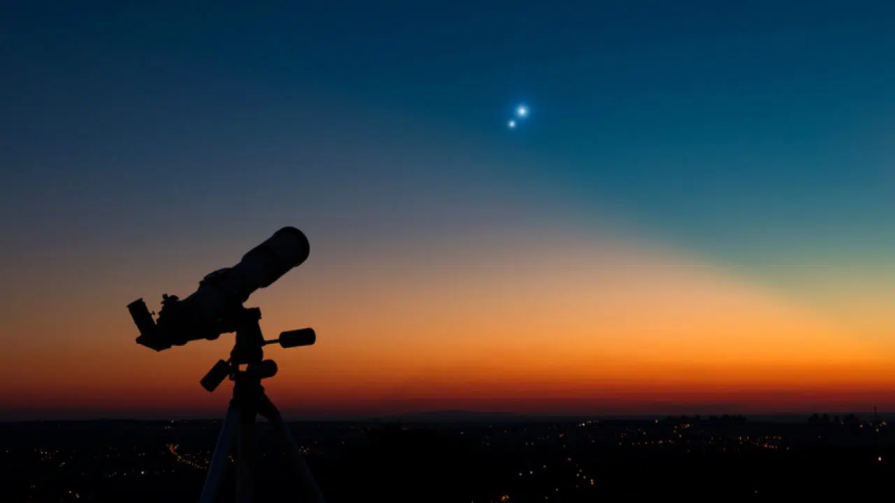Telescópio para observação das estrelas